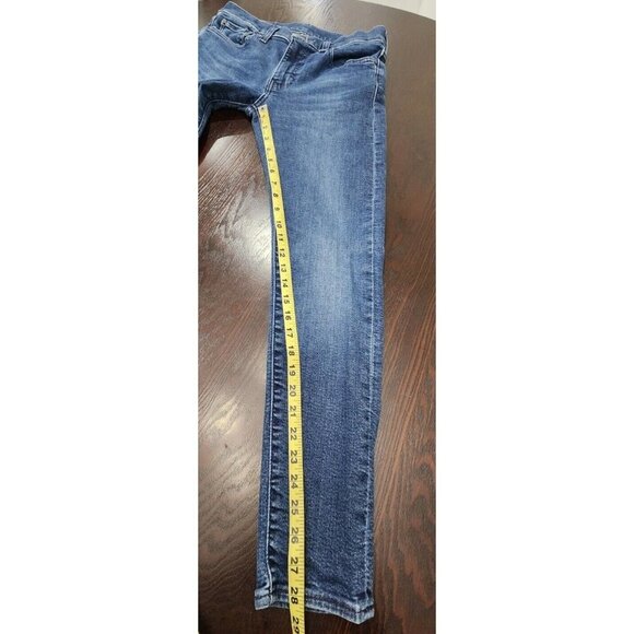 Levis Premium Lot Skinny Taper Jeans Slim Fit Stretch Womens Size W30 L30 - Picture 7 of 12